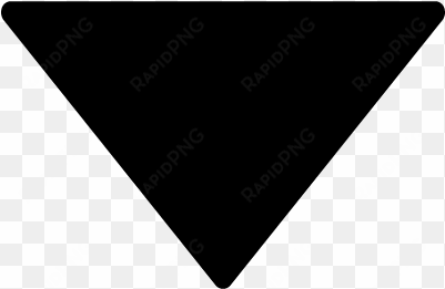 arrow down filled triangle vector - arrow pointing down png