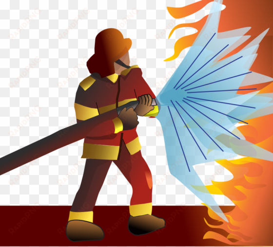 art fireman - fire rescue firefighter clipart