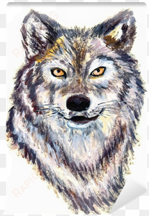 art print: jim80's oil painting wolf head, 61x41in.
