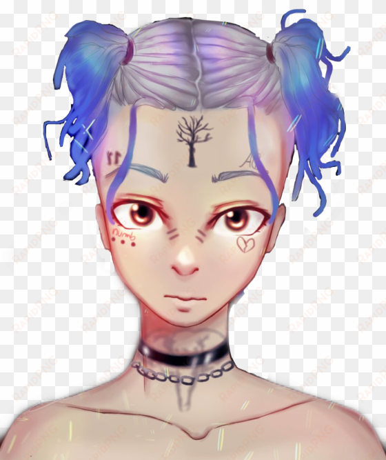 art xxxtentacion rip loveyou bluehair legend ripxxxtent - xxxtentacion blue hair anime