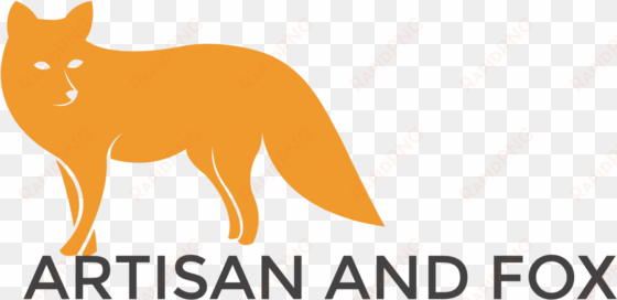 artisan and fox logo - red fox