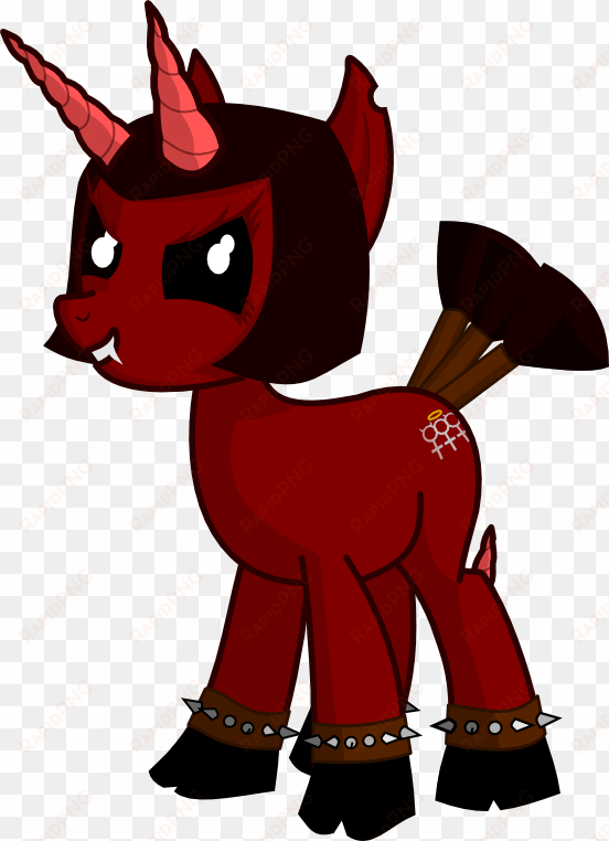 artist needed, cloven hooves, devil horns, oc, oc only, - cartoon