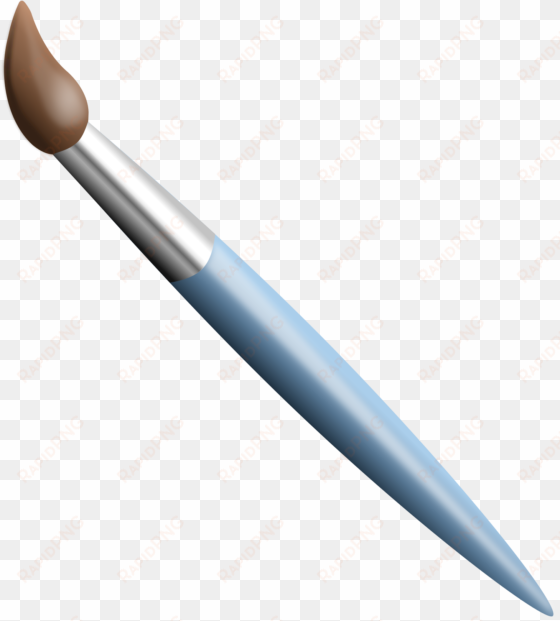 artist s paintbrush big - paint brush clipart transparent background