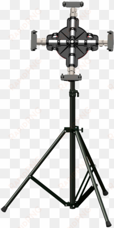 artristic easel rotates and bends to any angle, attaches - tripod