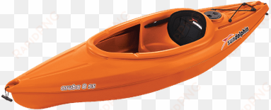 aruba 8 ss kayak - sun dolphin aruba ss sit-in kayak, tangerine, 8'