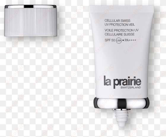 as a final, essential step in your skincare ritual, - la prairie cellular swiss uv protection veil spf50
