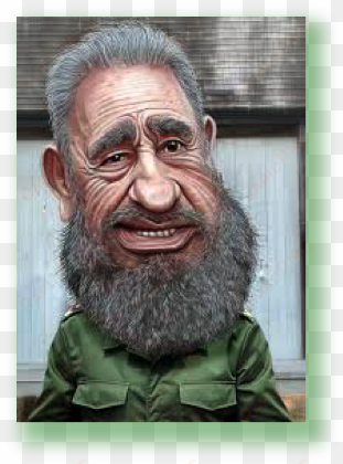 as we've already seen earlier, some might argue the - fidel castro caricature