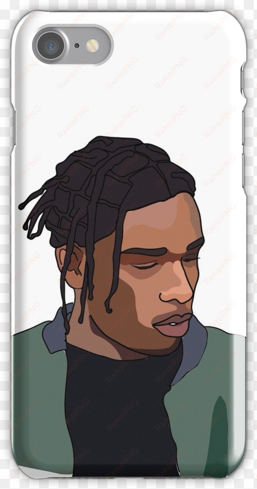 asap rocky illustration iphone 7 snap case - drawing