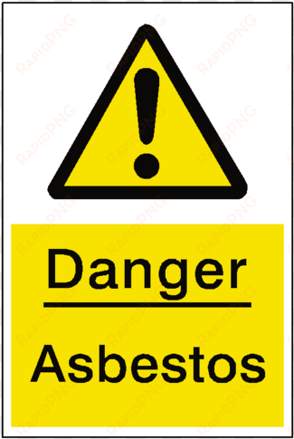 asbestos hazard sign - do not enter safety signs