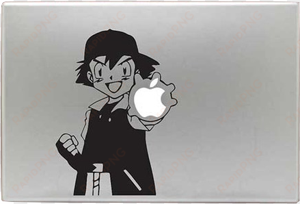 ash ketchum pokemon decal sticker for macbook pro/air - apple macbook pro