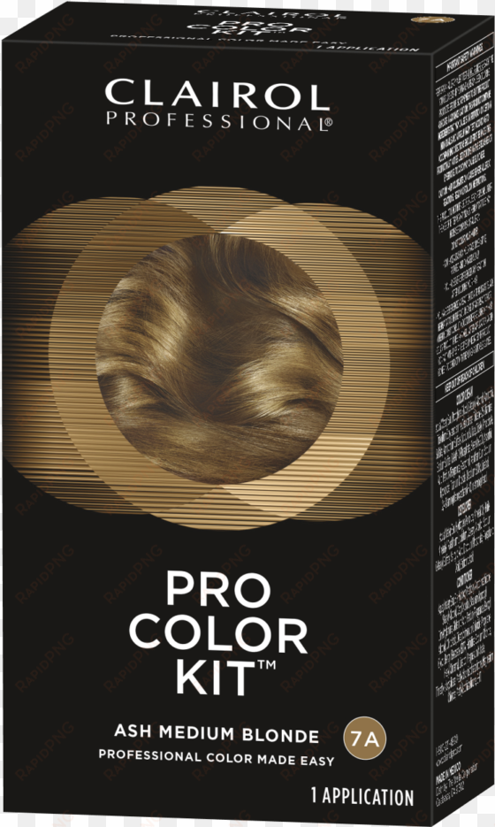 ash medium blonde 7a- pro color kit by clairol professional - clairol