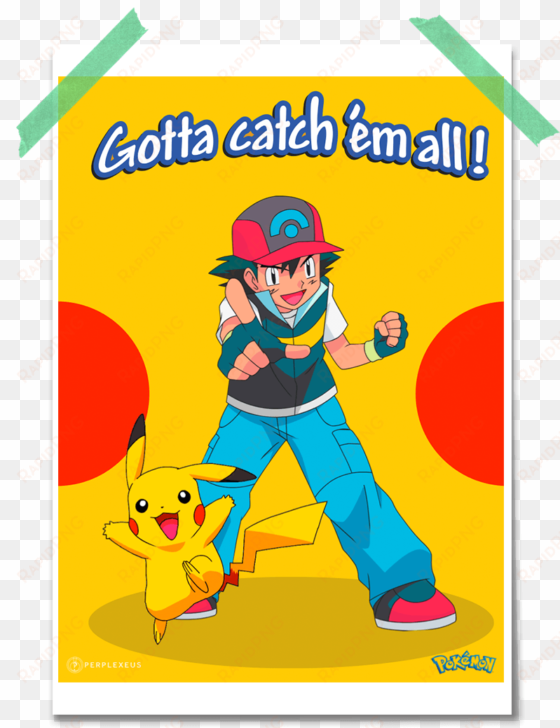 ash & pikachu poster - pokemon agenda et livre et colorier: pokemon agenda