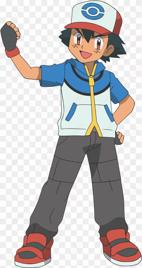 ash pokemon cartoon characters vector - cartoon