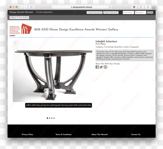 asid designawards furniture - interior design
