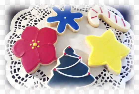 assorted sugar cookies and colored icing - notsoboringjewelry clear amber and brown focal bead