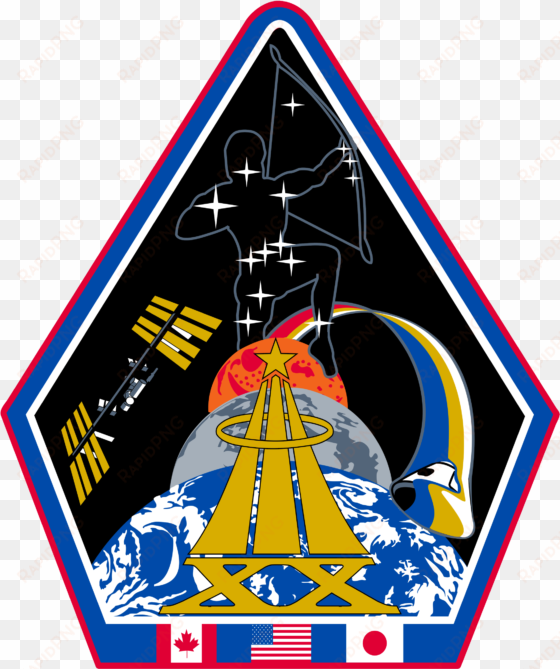 astronaut class group 20 patch - emblem