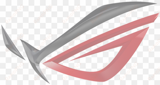 asus rog logo png download - republic of gamers black and white