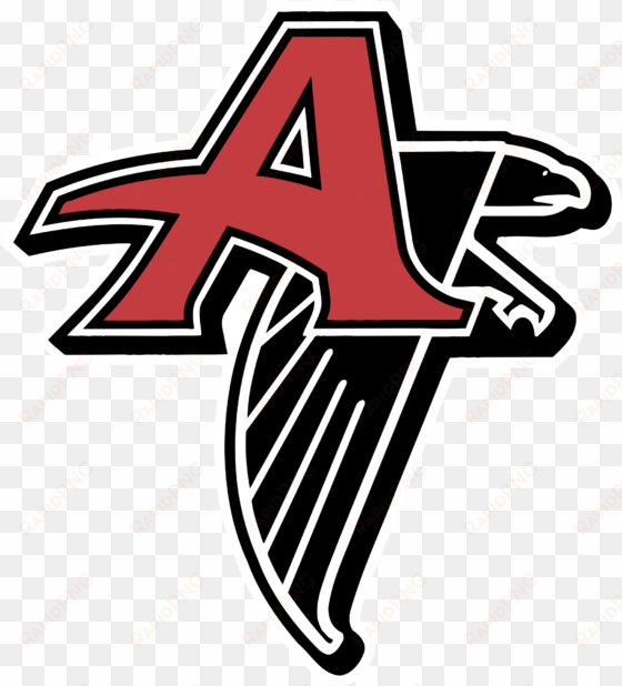 Atlanta Falcons 2 Logo Png Transparent - Atlanta Falcons Retro Logo transparent png image