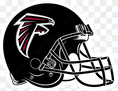 atlanta falcons black helmet sticker - atlanta falcons helmet logo