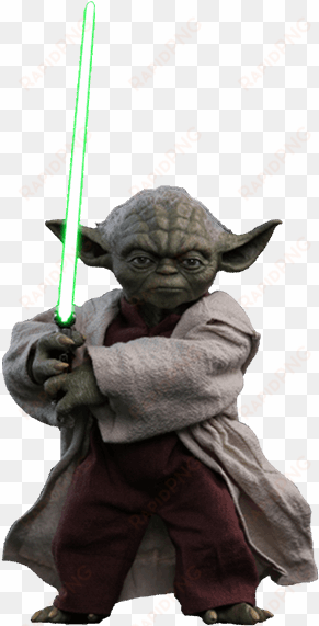 attack of the clones - hot toys yoda png