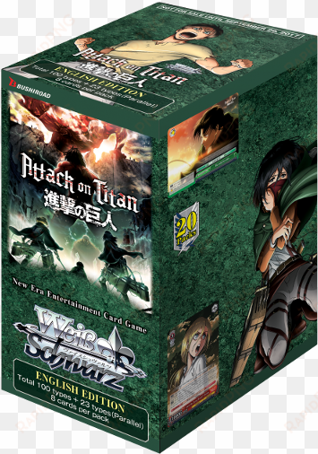 attack on titan - weiss schwarz attack on titans vol 2 booster box