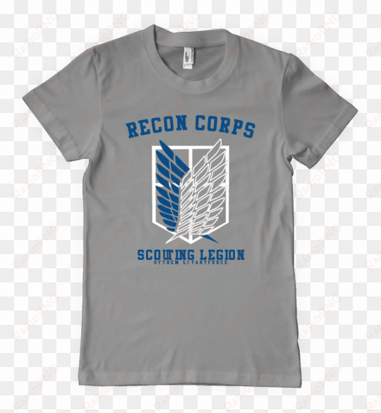 attack on titans survey cops - skater t shirt design