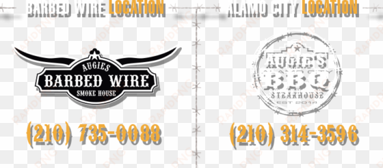 augie s bbq barbed wire smokehouse rh augiesbbq com - graphics