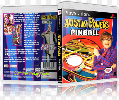 Austin Powers Pinball - 2k Games Complete Austin Powers Pinball - Ps1 Game transparent png image