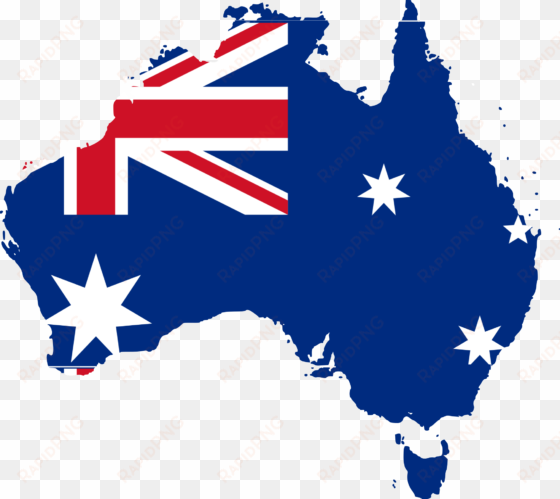 australia - australian flag on australia
