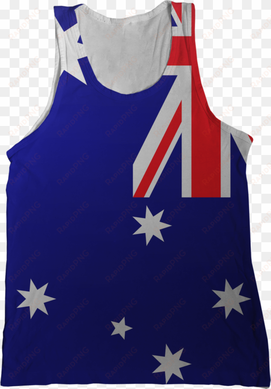 australia flag tank top - australia flag