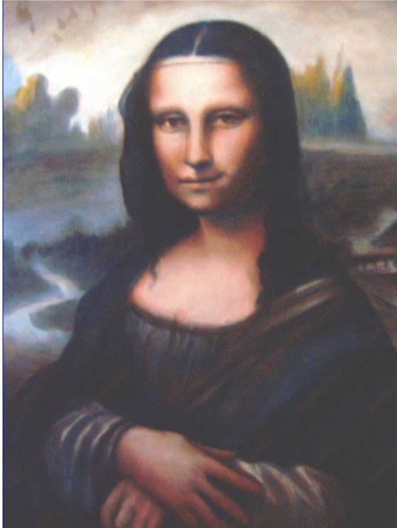 author comments - mona lisa painting replica