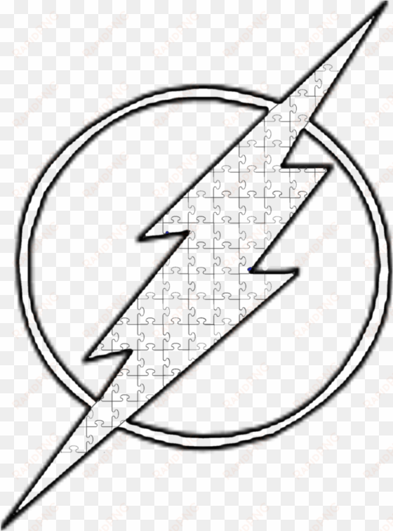 autism flash symbol lineart by archer635 on deviantart - flash symbol