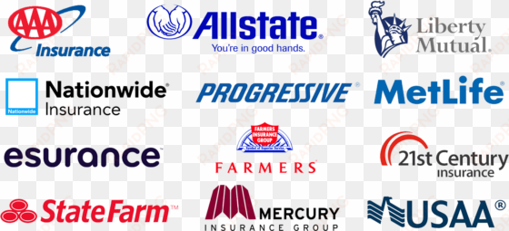 auto insurance logos - state farm and dent