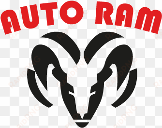 auto ram logo vector - holt rams football