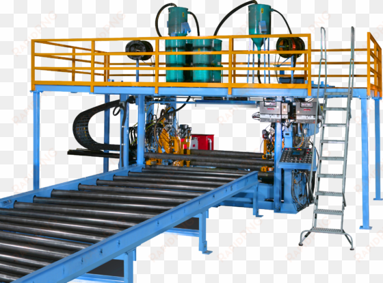 automatic beam welder - welding