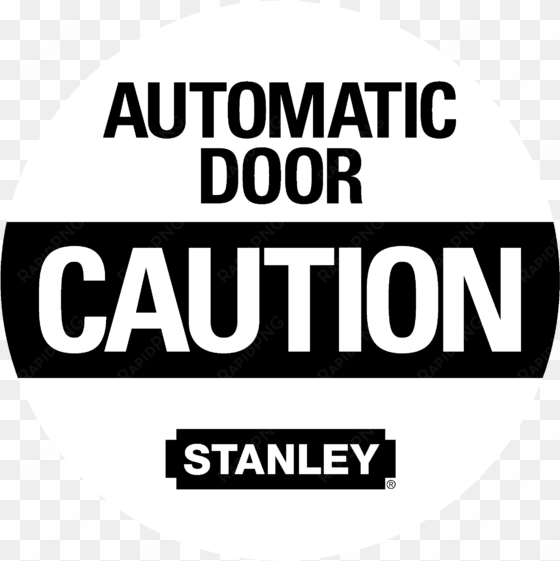 automatic door caution 01 logo black and white - stanley - torx t20 insert bits set of 3 25 mm 0-68-842