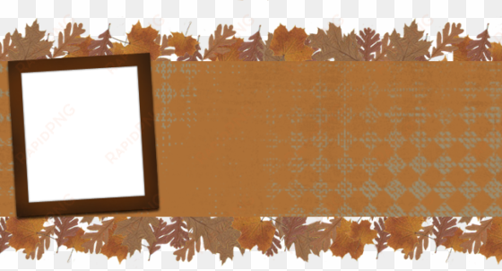 autumn welcome banner - brown banner
