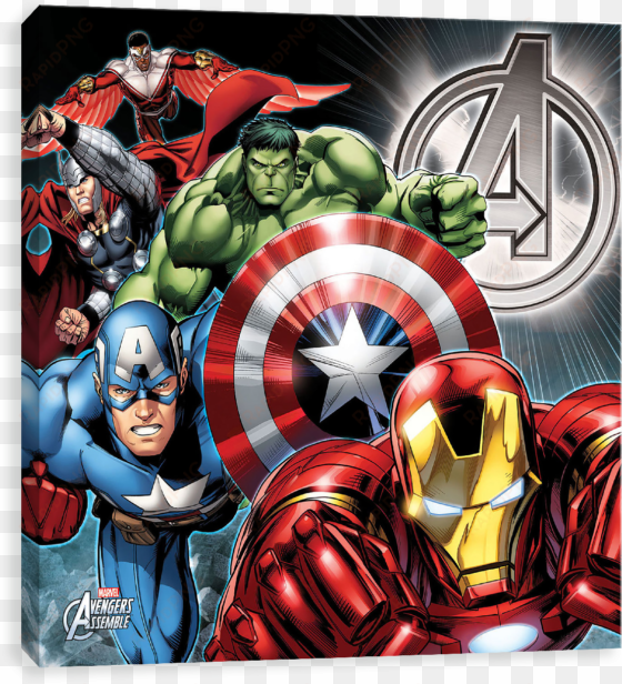 avengers assemble - marvel comics 6.5x8.5 avengers lineup