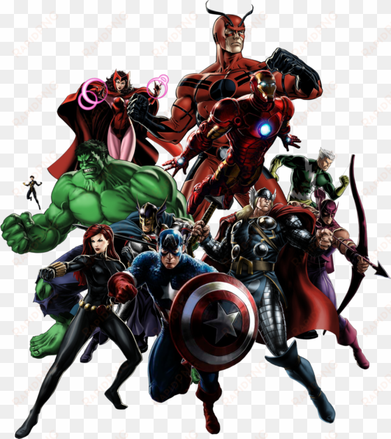 avengers from marvel avengers alliance 0001 - marvel png