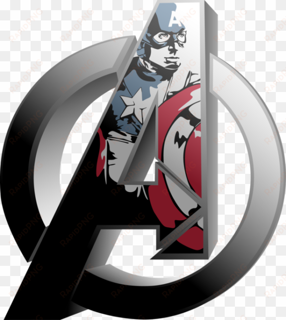 avengers logo iron man
