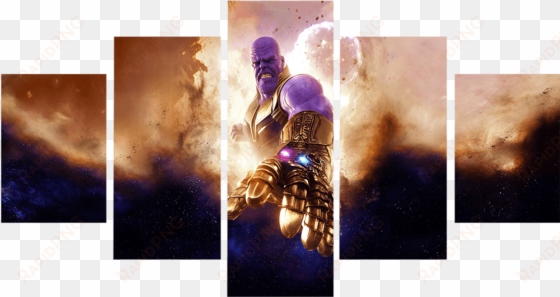 Avengers Thanos With All Infinity Stones - Infinity War Thanos transparent png image