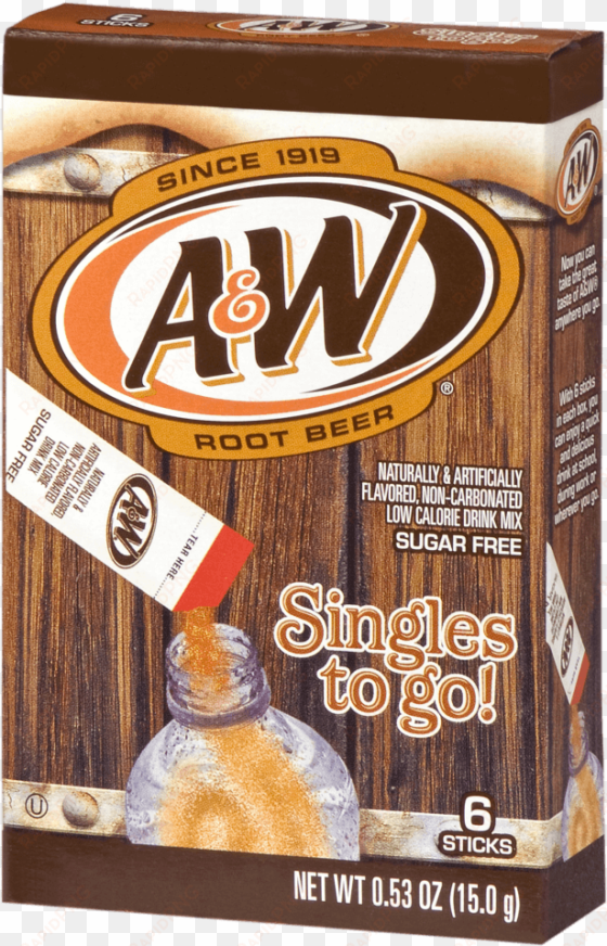 a&w root beer singles - root beer singles to go