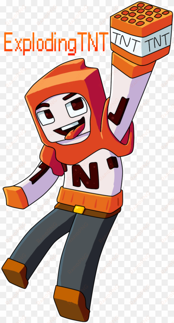 awesome exploding tnt fanart tnt minecraft, pink sheep, - draw exploding tnt