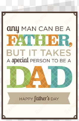 awesome father's day greeting card - es nimmt jemand, das, um eine vati-karte zu sein karte