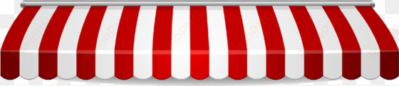 awning vector striped transparent stock - red striped awning png