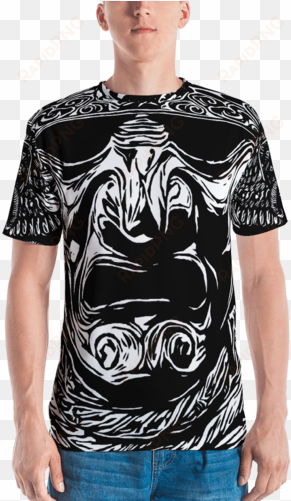 aztec warrior men's t-shirt - marine corps american flag shirt - us flag shirt -