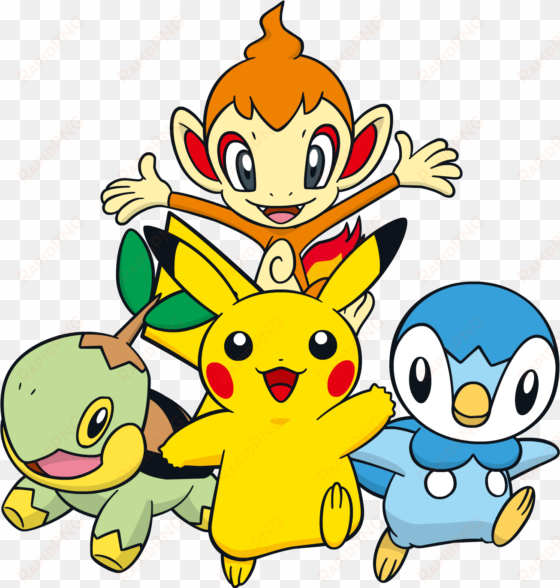azurilland - piplup chimchar and turtwig