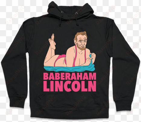 baberaham lincoln hooded sweatshirt - my hero academia clothing