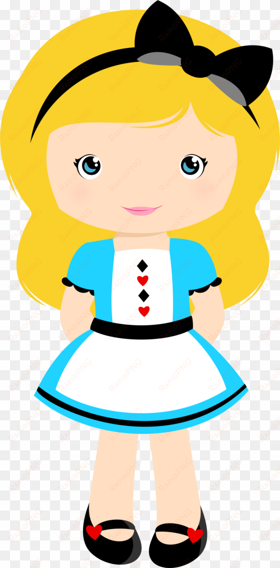 babies clipart alice in wonderland - alice minus