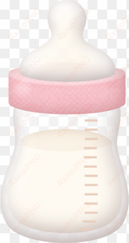 baby bottle clipart, baby bottle clip art, milk clip - pink baby bottle clip art